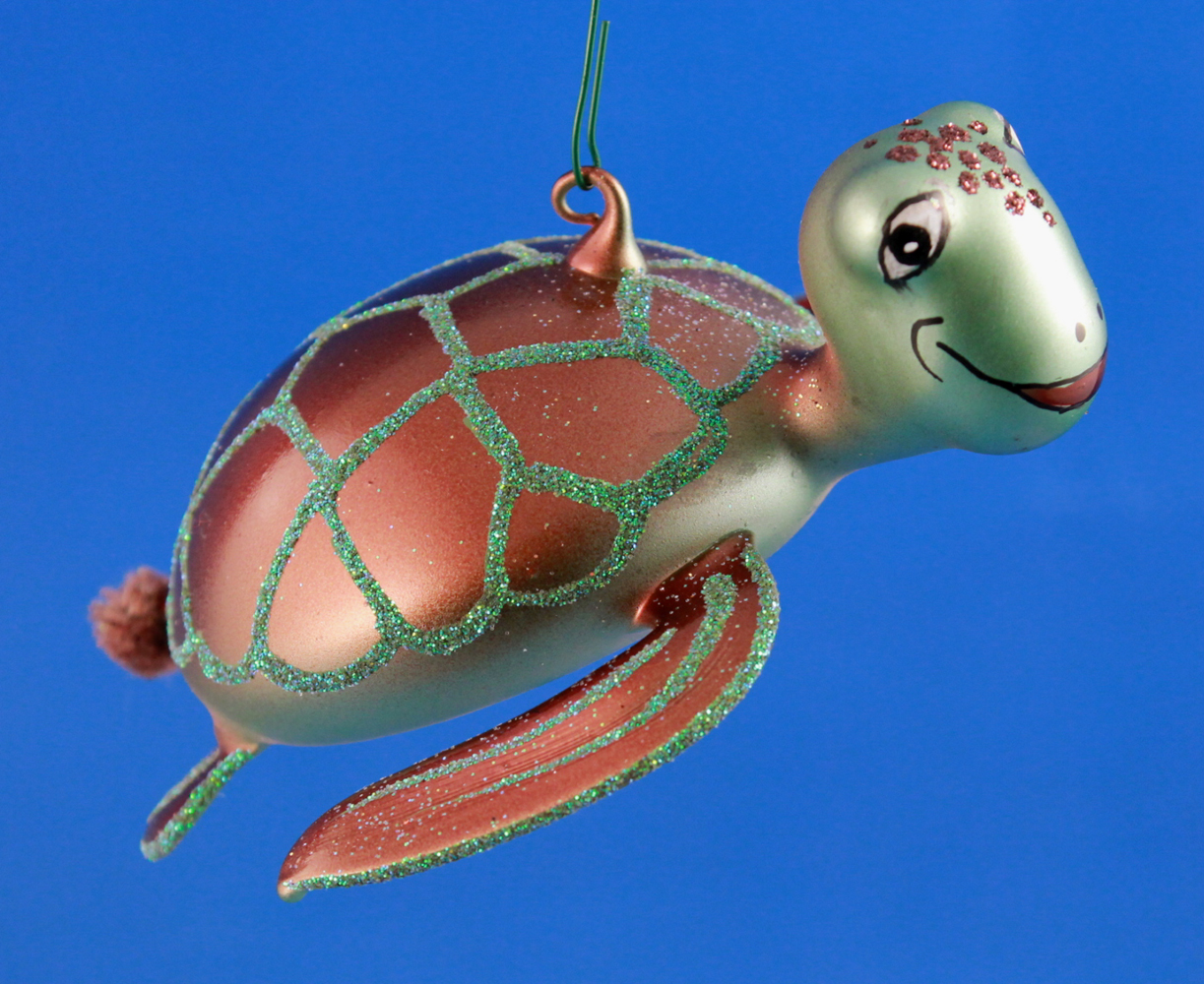 Sea Turtle Christmas Ornament 