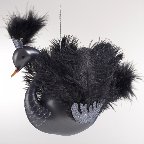 De Carlini White Swan Christmas Ornament The Cottage Shop De Carlini Black Swan Christmas Ornament - De Carlini White Swan Christmas Ornament The Cottage Shop