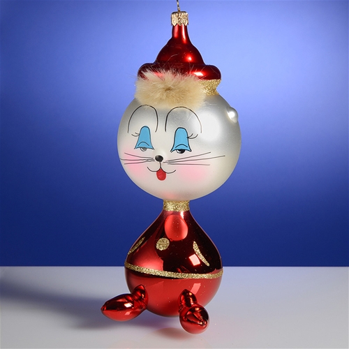 vintage cat christmas ornaments