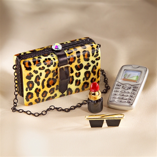 Limoges Leopard Purse with Phone Box The Cottage Shop