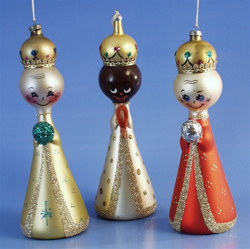 De Carlini Vintage Set Of 3 Wisemen Ornaments The Cottage Shop Other products by De Carlini Vintage Christmas Ornaments - De Carlini Vintage Set Of 3 Wisemen Ornaments The Cottage Shop