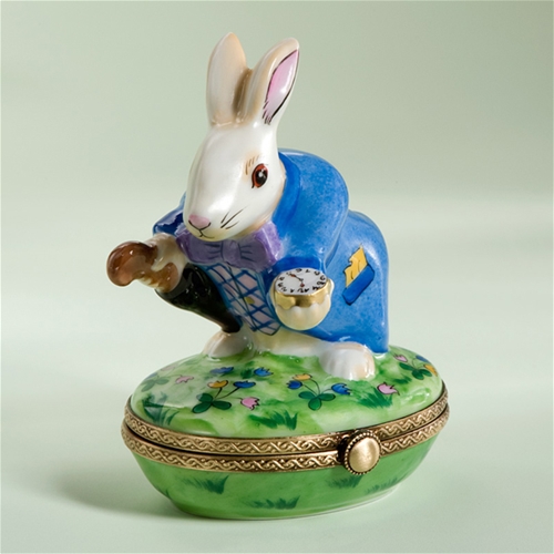 Limoges Alice Rabbit Box The Cottage Shop