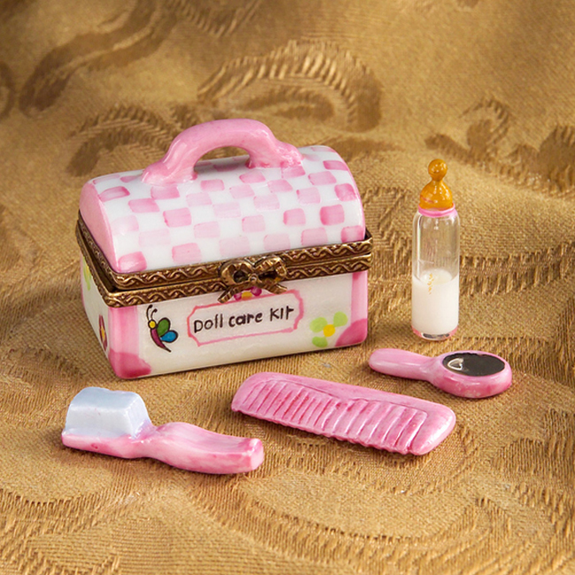 Limoges Pink Baby Doll Vanity Box The Cottage Shop