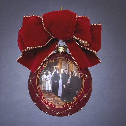 Downtown Abbey 120MM Glass Ball Ornament The Cottage Shop