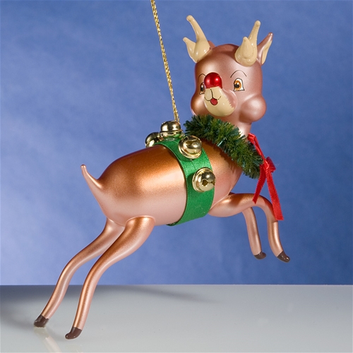 De Carlini Reindeer from Sled Christmas Ornament The Cottage Shop