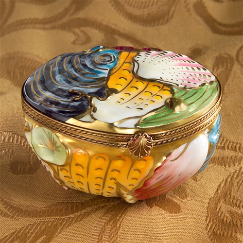 Limoges Capodimonte Shell Box The Cottage Shop