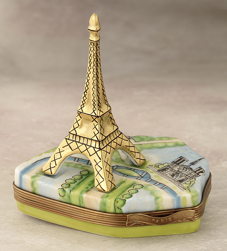 Limoges Eiffel Tower on Paris Landmarks Box The Cottage Shop