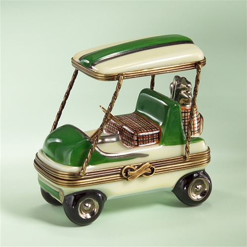 Limoges Ivory Golf Cart Box The Cottage Shop
