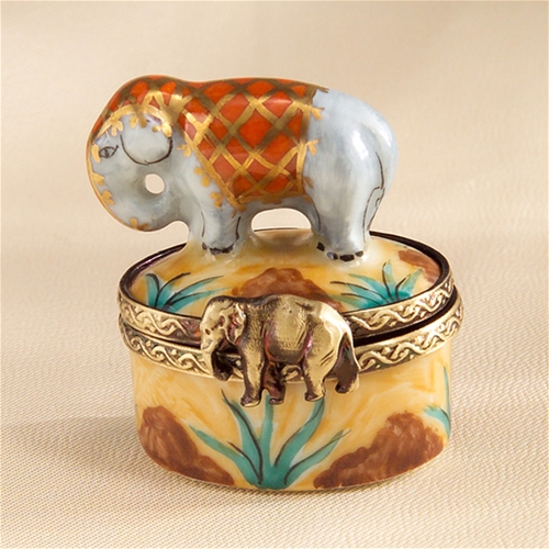 Limoges Mini Elephant Box The Cottage Shop