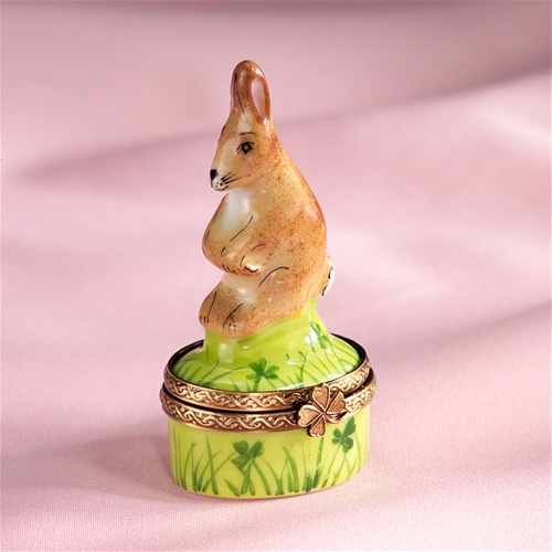 Limoges Mini Rabbit Standing Box The Cottage Shop