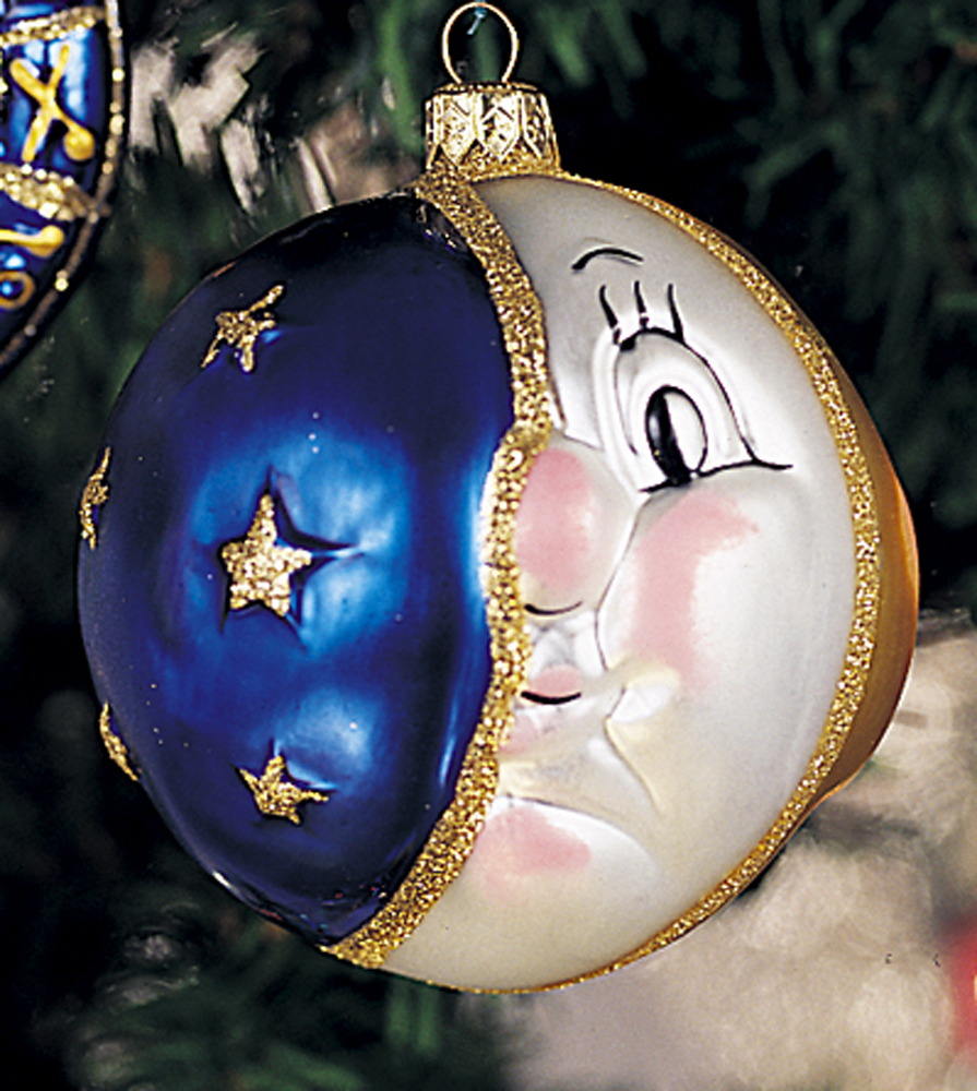 Nigh and Day Polish Glass Christmas Ornament The Cottage Shop