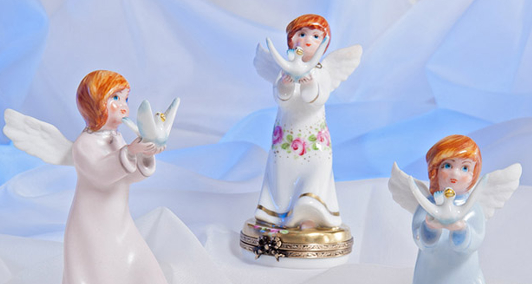 Limoges Angel Boxes