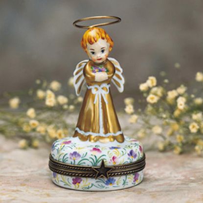 Picture of Limoges Angel with Halo Box