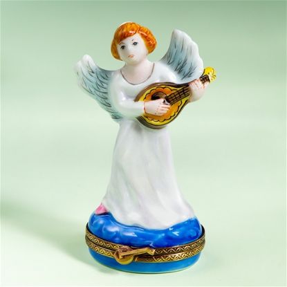 Picture of Limoges Angel with Mandolin Box