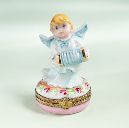 Picture of Limoges Cherub with Accordion Box