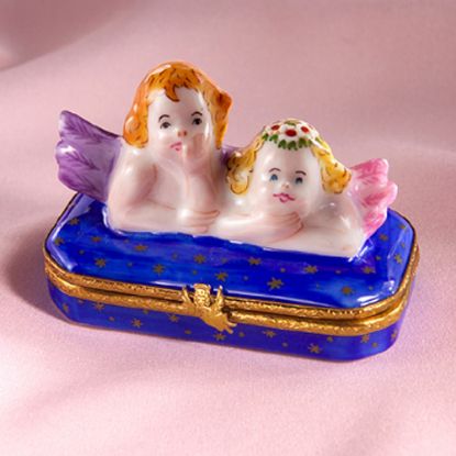 Picture of Limoges Two Angels Box