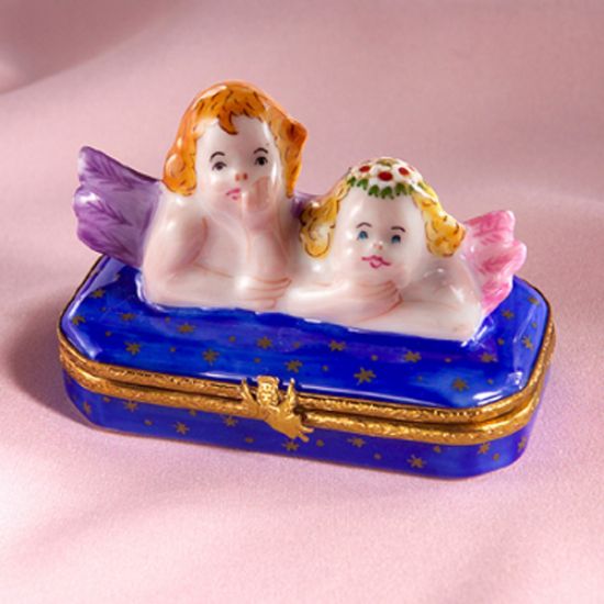 Picture of Limoges Two Angels Box