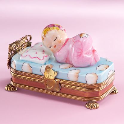 Picture of Limoges Baby Girl in Bed Box