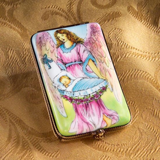 Picture of Limoges Guardian Angel Baby Boy Box