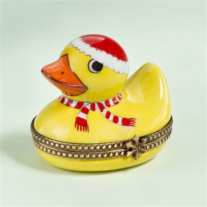 Picture of Limoges Mr Santa Rubber Duck Box