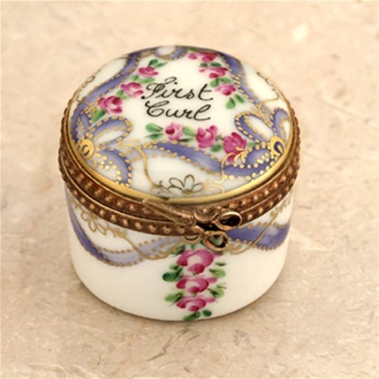 Picture of Limoges Sevres Decor Baby  First Curl Box