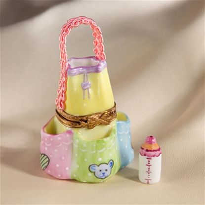 Picture of Limoges Baby Bag Box with Bottle Box