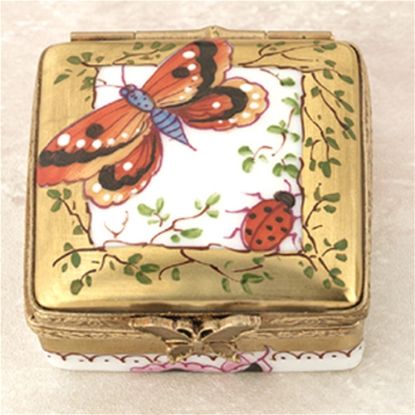 Picture of Limoges Butterfly and Ladybug Gold Box