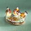 Picture of Limoges 3 French Hens Box