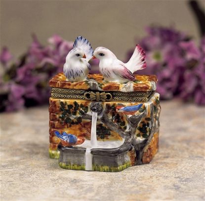 Picture of Limoges Fountain with Doves Box