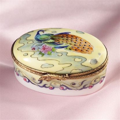Picture of Limoges Imperial Phaesant on Yellow Box