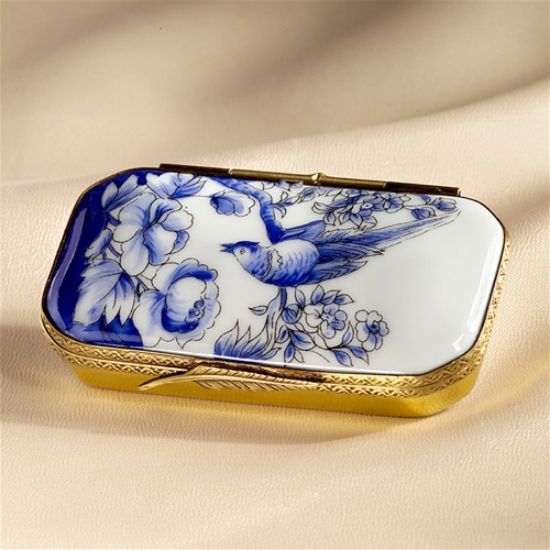 Picture of Limoges Oriental Bird on Gold Box