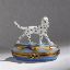 Picture of Limoges Dalmation Dog on Blue Base Box