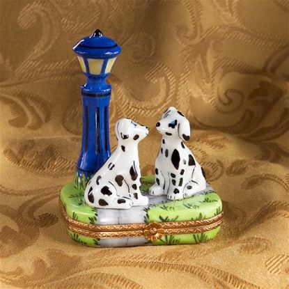 Picture of Limoges Dalmations by Lightpole Box