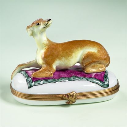 Picture of Limoges Greyhound Dog Box