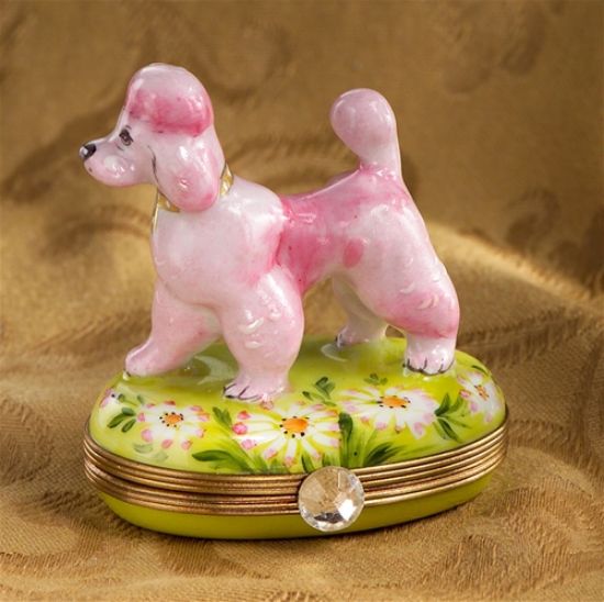 Picture of Limoges Pink Poodle Box 