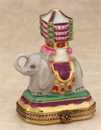 Picture of Limoges Elegant Indian Elephant Box