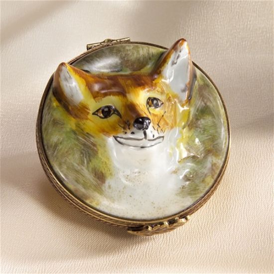 Picture of Limoges Chamart Fox Face Box