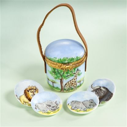 Picture of Limoges Safari Picnic Basket Box