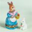 Picture of Limoges Mama Rabbit in Blue and Baby Box