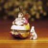 Picture of Limoges Mama Rabbit on Brown Rocking Chair Box