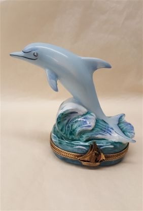 Picture of Limoges Dolphin on Wave Box