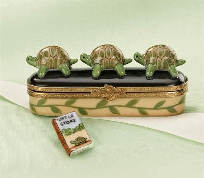 Picture of Limoges Turtle History book Box