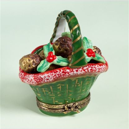 Picture of Limoges Chamart Holiday Basket Box