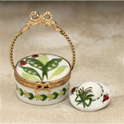 Picture of Limoges Lily of the Valley Hat Box