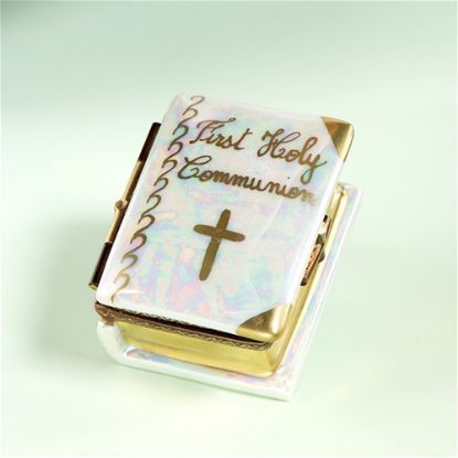 Picture of Limoges First Holy Communion Bible Box