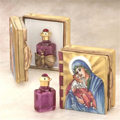 Picture of Limoges Mary and Jesus Perfume Book Box