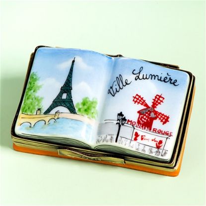 Picture of Limoges Paris Open Book Box 