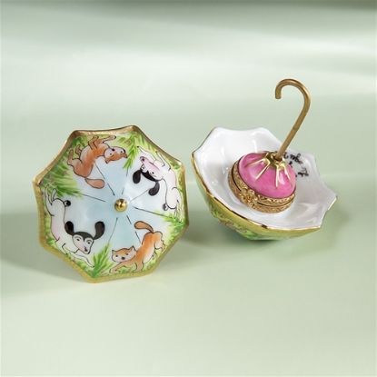 Picture of Limoges Cats and Dogs Umbrella Box