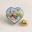 Picture of Limoges Paris I Love You Heart  with Couple Box