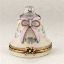 Picture of Limoges Silver Anniversary Bell with Doves Box